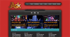 Desktop Screenshot of dontasktheband.com